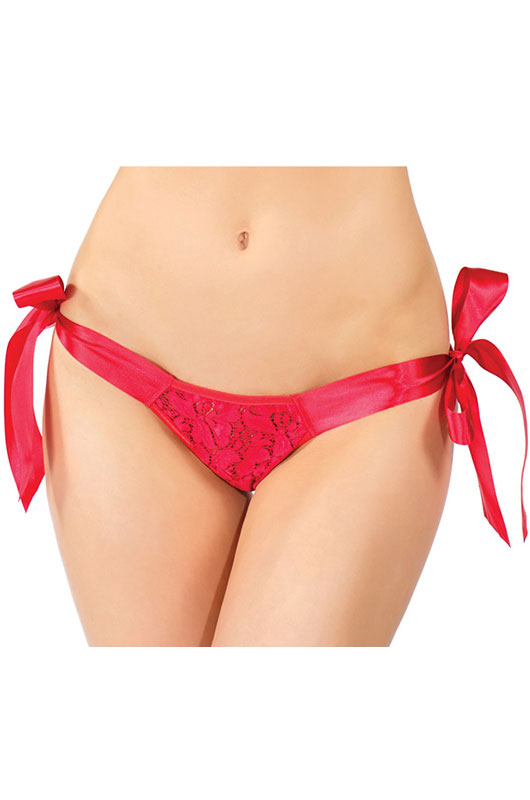 Sexy Women Red Lace Panty